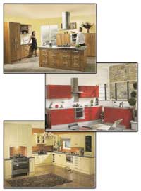 Small overlayed images of kitchens.